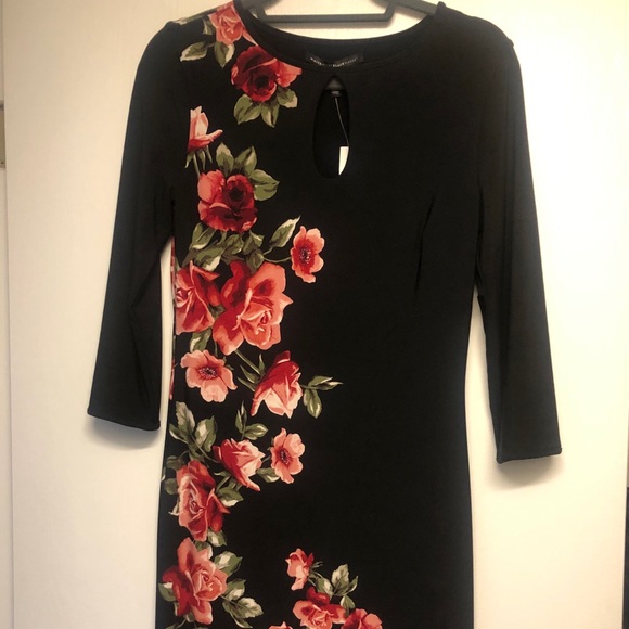 Rose Black Dress White House Black Market